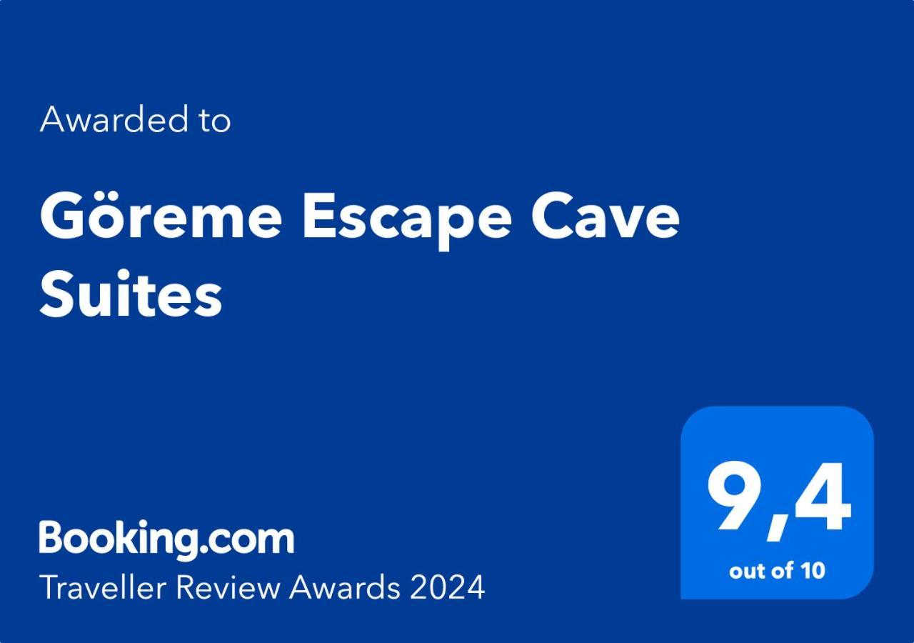 Goereme Escape Cave Suites Zewnętrze zdjęcie